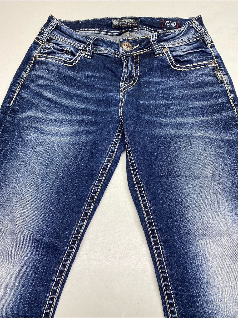 Silver Jeans Women's Indigo Blue Straight Leg Jeans
